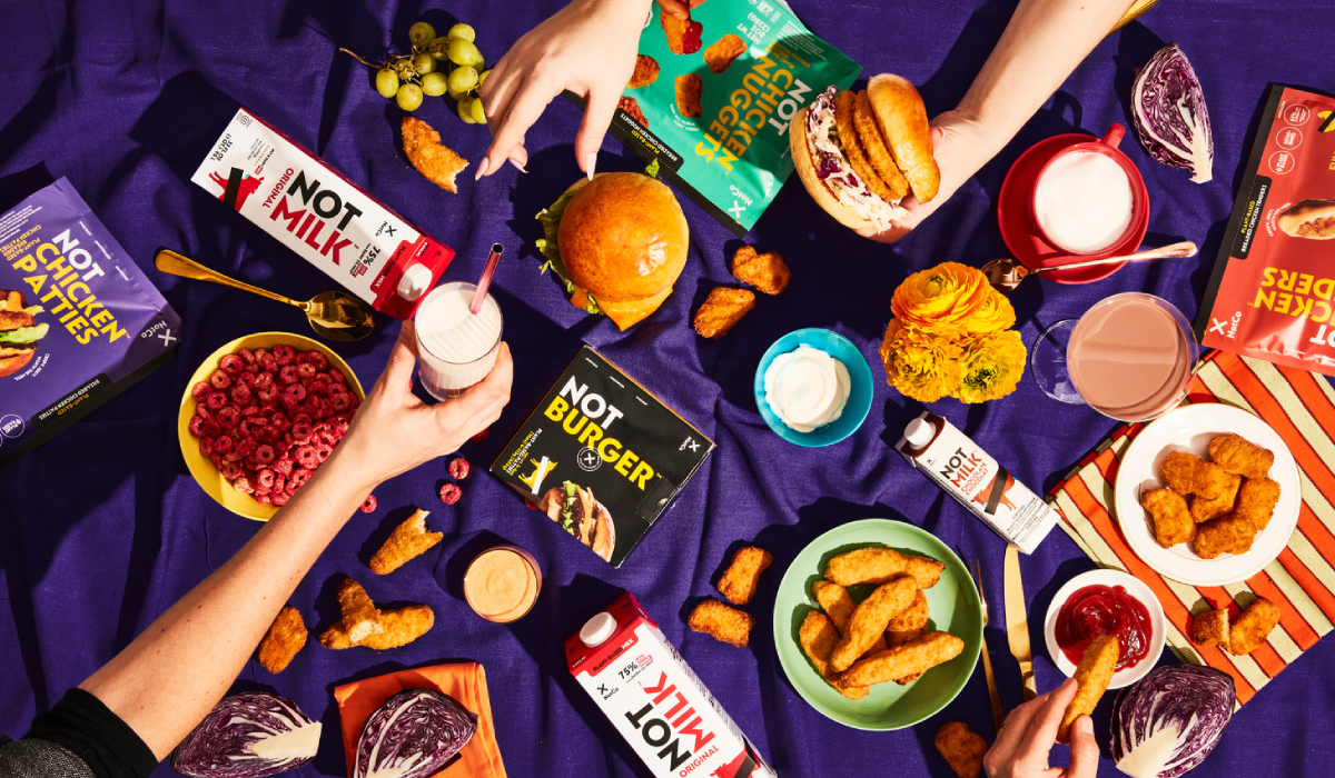 NotChicken™ Nuggets, NotMilk™ Barista, NotChicken™ Crispy Patties, NotBurger™, NotMilk™ Whole, And NotMilk™ Chocolate