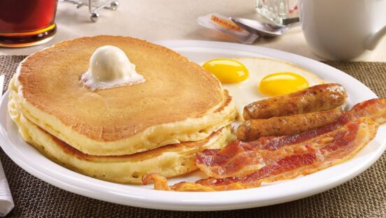 Food from Denny's.
