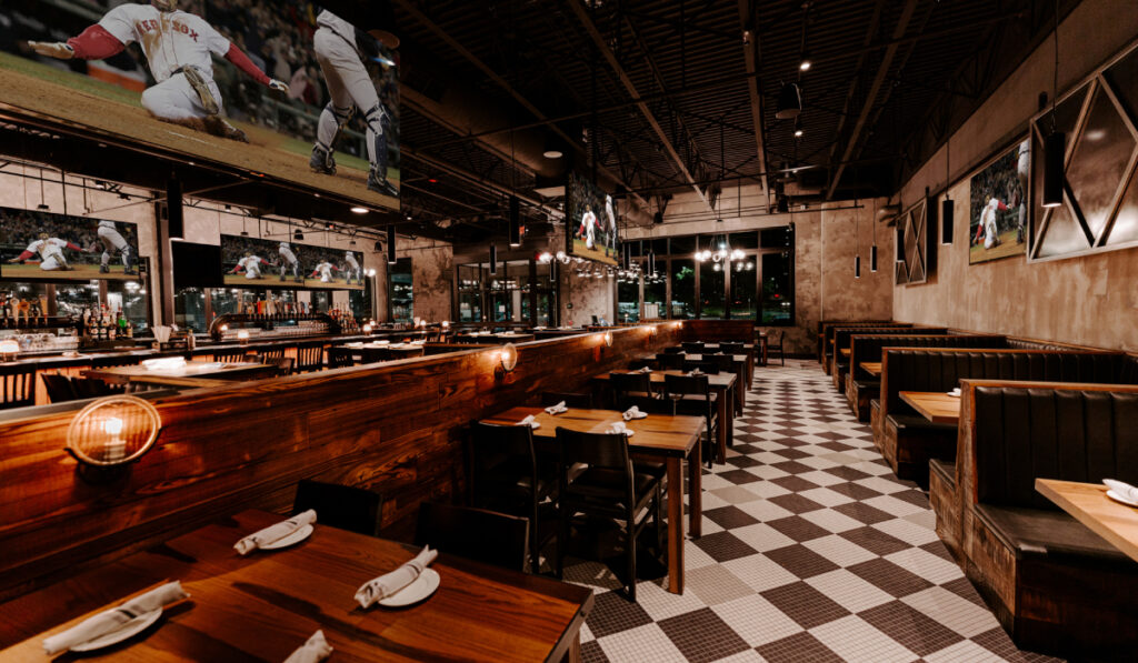 Tavern in the Square dining room.